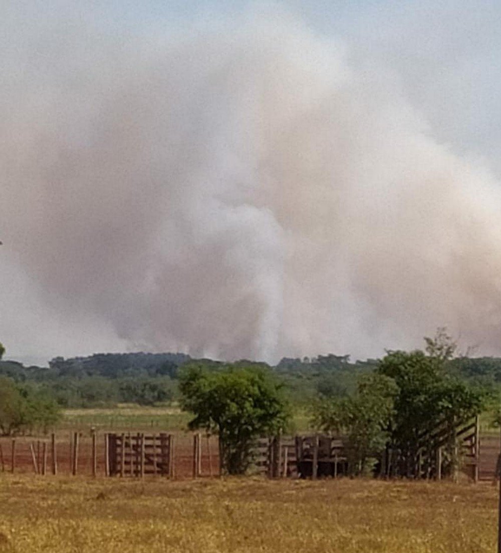 Incêndio atinge a Reserva São Paulo, em Presidente Epitácio