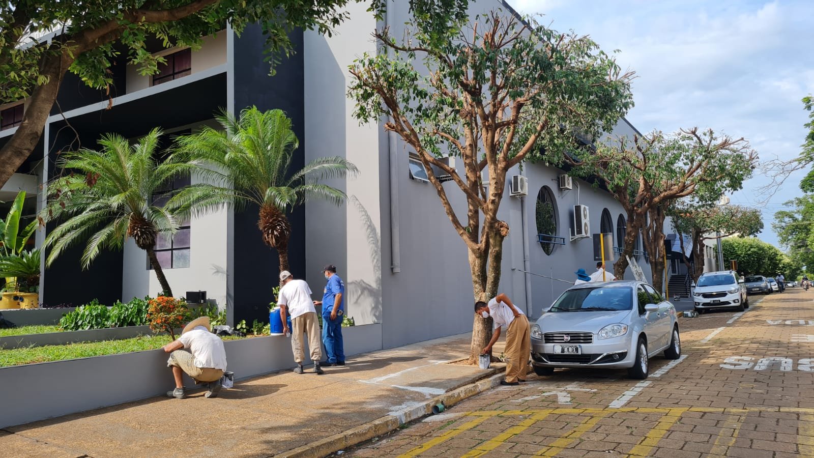 Prédio da Prefeitura de Presidente Venceslau recebe nova pintura
