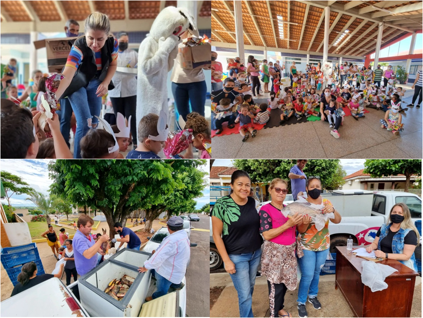 Prefeitura de Piquerobi realiza ações alusivas ao período de Páscoa