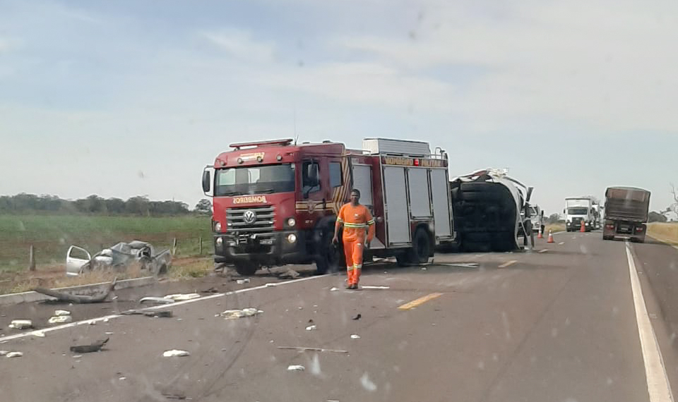 Grave acidente mata venceslauense em rodovia próximo a Bataguassu