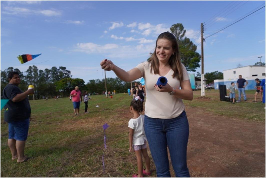 Festival de Pipas em Presidente Venceslau reúne famílias no Residencial da Faive
