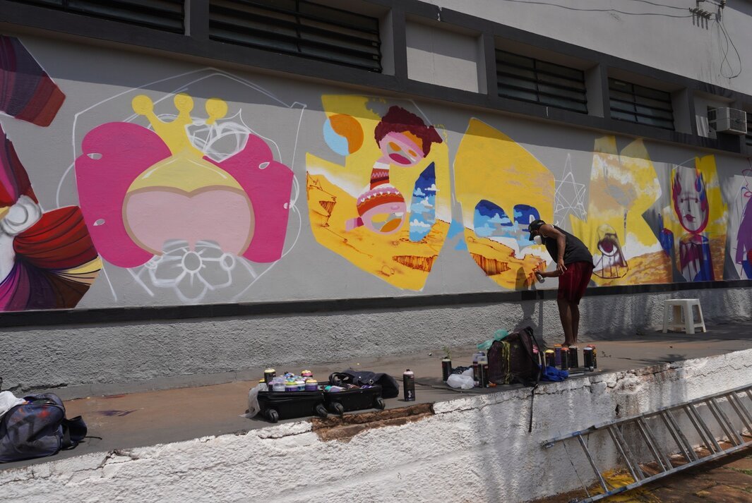 1º “Festival do grafite” está sendo realizado em Presidente Venceslau