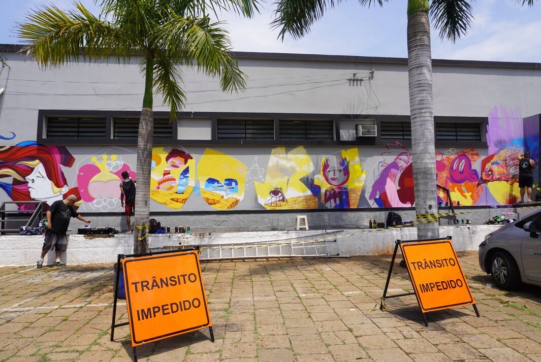 1º “Festival do grafite” está sendo realizado em Presidente Venceslau