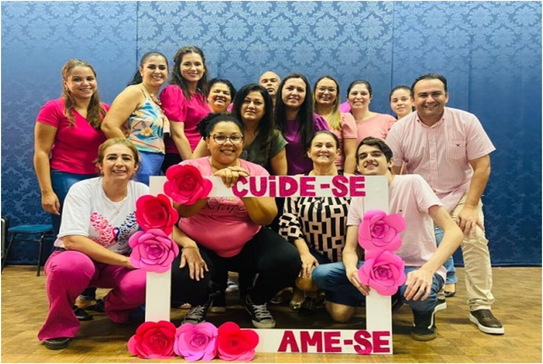 Assistência Social de Presidente Venceslau realiza evento voltado ao Outubro Rosa com mulheres da Frente de Trabalho