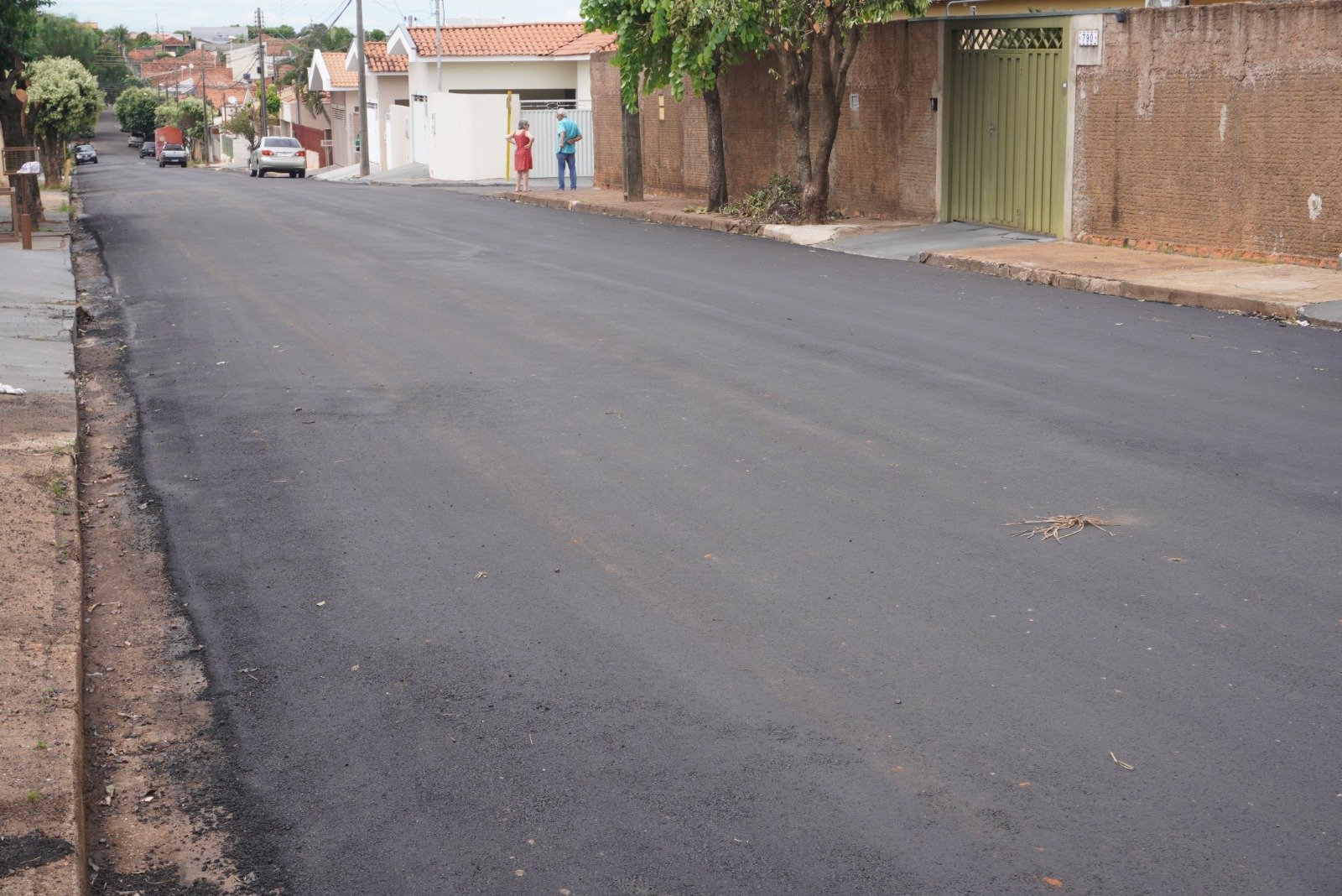 Recapeamento; Concluído trabalho em trechos de vias localizadas em Venceslau