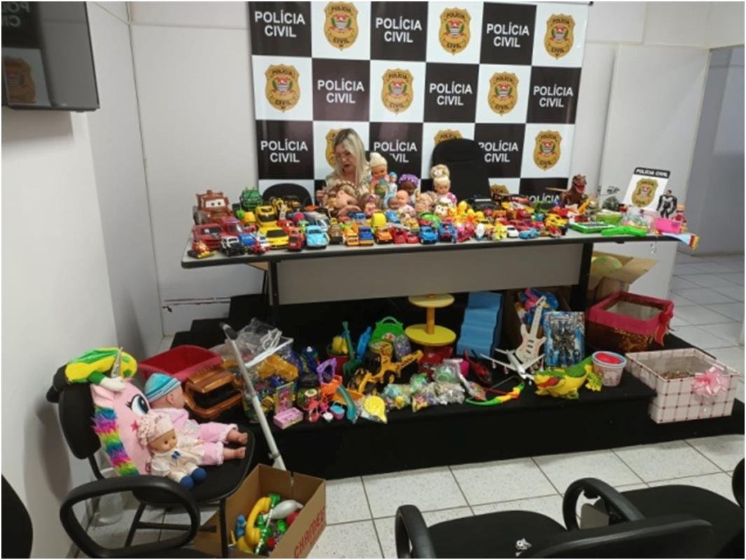 Boa Ação; Polícia Civil doa brinquedos à Escola Infantil EMEI Boa Ação; Polícia Civil doa brinquedos à Escola Infantil EMEI