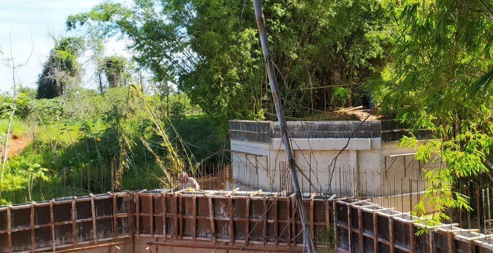 Ponte do Bambu; Obra localizada na PSV-010, deve ser concluída em abril Ponte do Bambu; Obra localizada na PSV-010, deve ser concluída em abril
