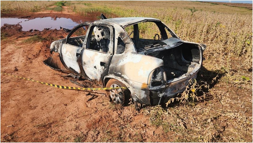 Crime Bárbaro; Professora é encontrada carbonizada no porta-malas de carro na zona rural em Regente Feijó