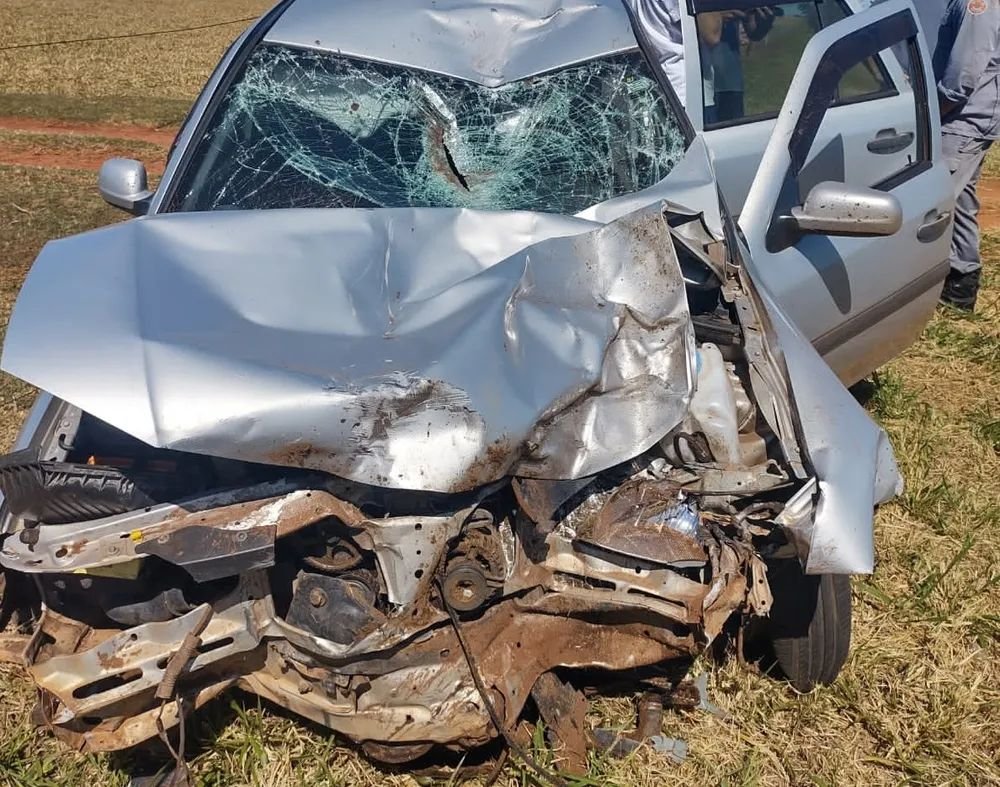 'Vítima de Trânsito'; Motociclista de 78 anos morre após ser arremessado, em colisão com carro em Epitácio!