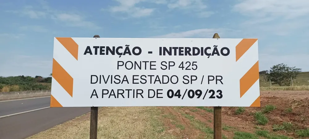 'Ligação Interestadual'; Ponte entre Pirapozinho (SP) e Santo Inácio (PR) está interditada para obras, com previsão de liberação em janeiro; Veja as rotas alternativas!