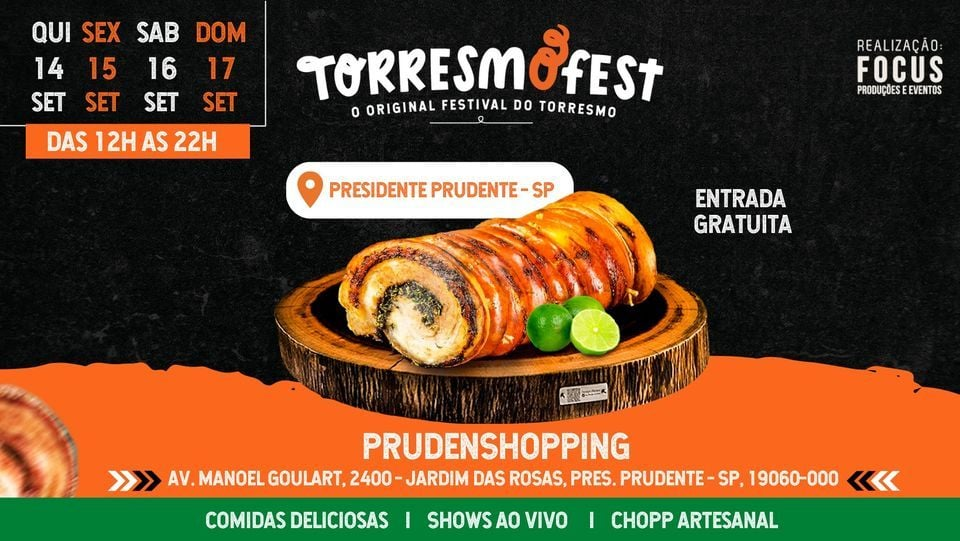 'Torresmofest 2024'; Segunda noite de evento no Prudenshopping tem como atração, o rock da banda Bad Faith com o Cover dos Guns N Roses; A partir das 20h!