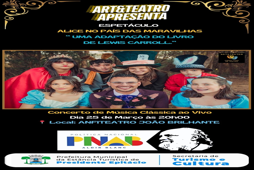 Espetáculo montado pela Art&Teatro, encanta o público epitaciano nesta noite na Orla Fluvial; A partir das 20h, com convite gratuito retirado antecipadamente!