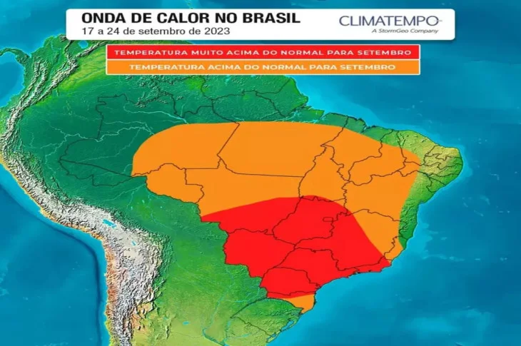 'Altas Temperaturas'; Chegada da Primavera será acompanhada, de forte onda de calor na região; Próximas a 41 °C!