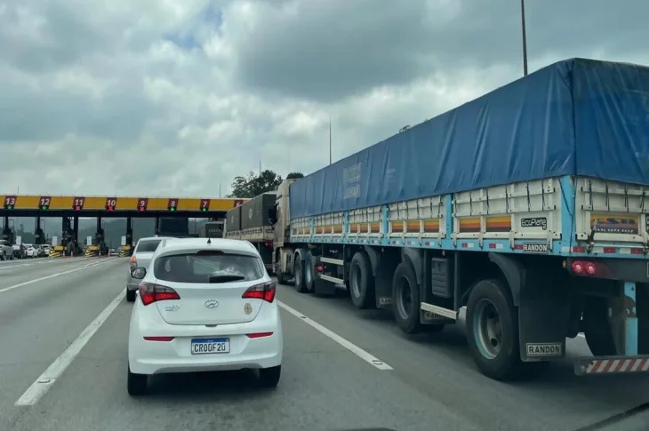 'Já em Vigor'; Cart começa a cobrar eixo suspenso de veículos carregados, em pedágios da rodovia Raposo Tavares!
