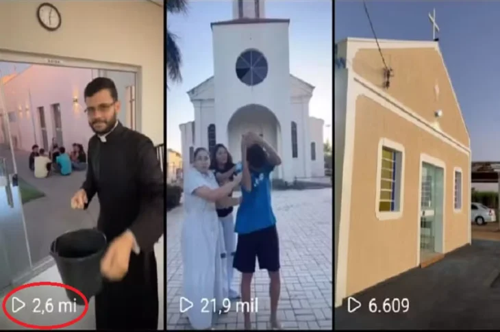 'O Bom Humor'; Com quase 3 milhões de visualizações, padre de Pracinha fica assustado com repercussão de vídeo engraçado nas redes sociais!