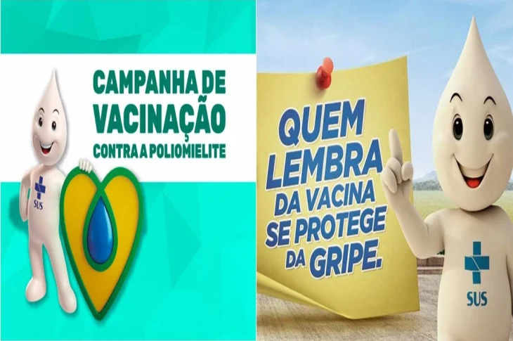 'Sábado de Vacinação'; Campanhas contra a Poliomelite para crianças até cinco anos e gripe (Influenza) está sendo realizada hoje, no Posto de Saúde Central em Venceslau; Das 8h às 12h!