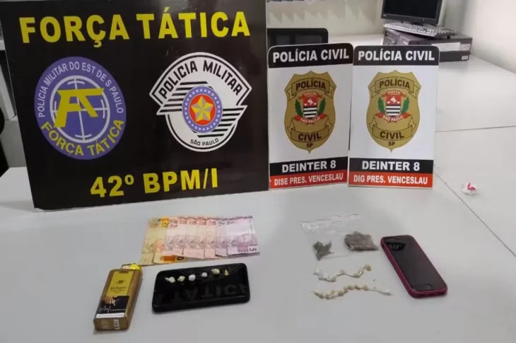 'Tráfico de Drogas'; Após mandados judiciais, mulher e adolescente são capturadas com mais de 20 porções de crack e cocaína, em Venceslau!