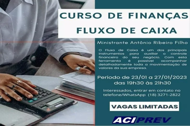Aciprev abre vagas para curso na área de finanças