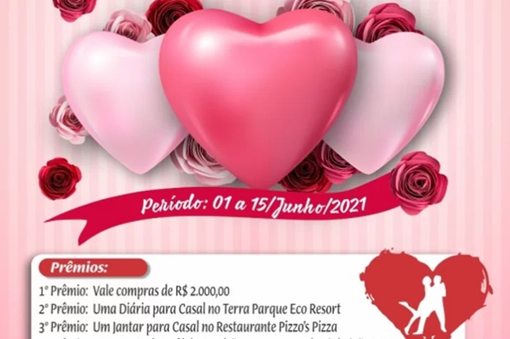 Aciprev lançará promoção para o Dia dos Namorados