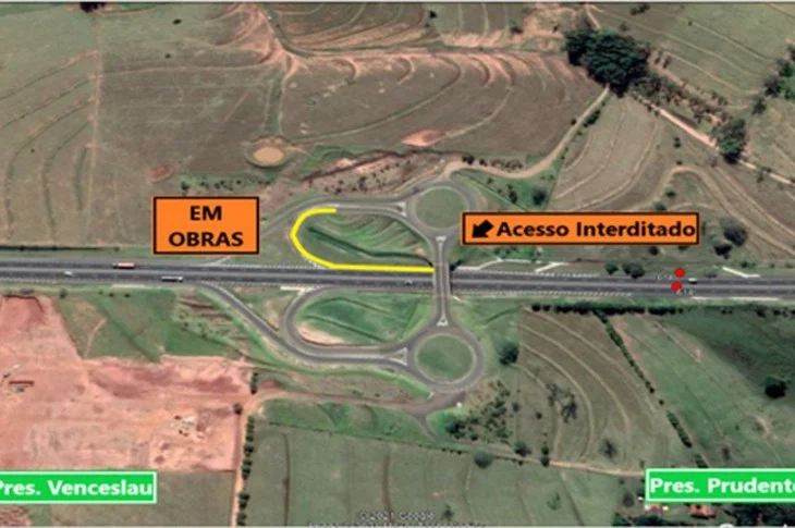 Alça de saída da Raposo Tavares em Piquerobi será interditada nesta quinta