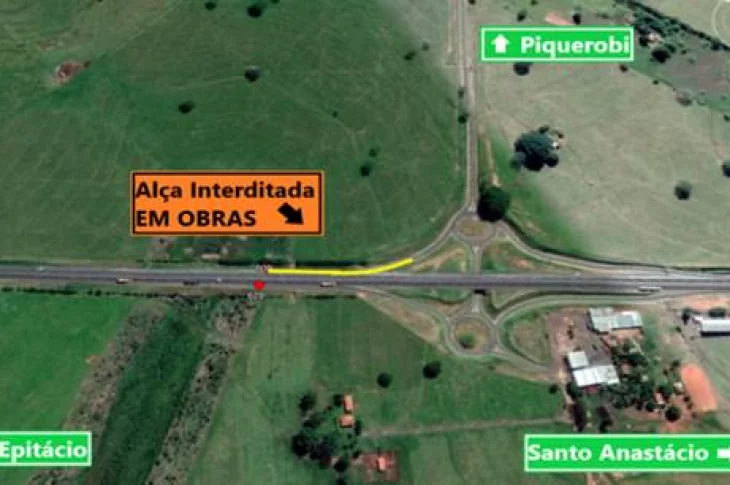 Alça de saída de Piquerobi para Raposo Tavares é interditada para trabalhos