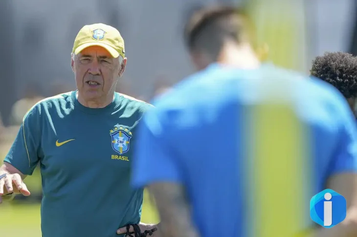 Ancelotti dá pista de Martinelli para vaga de Paquetá contra Noruega