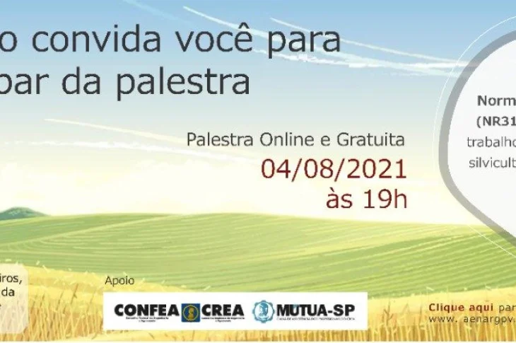 Associação dos Engenheiros de Presidente Venceslau divulga palestra gratuita sobre a Norma Regulamentadora 31