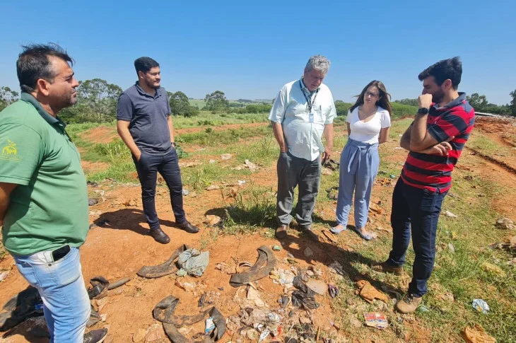 Aterro Sanitário de Presidente Venceslau recebe fiscalização da Cetesb