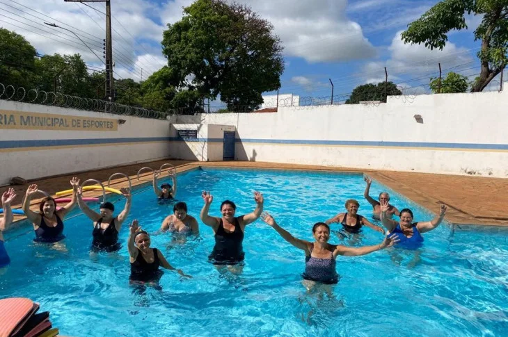 Aulas gratuitas de hidroginástica são oferecidas pela Prefeitura de Presidente Venceslau; saiba como participar