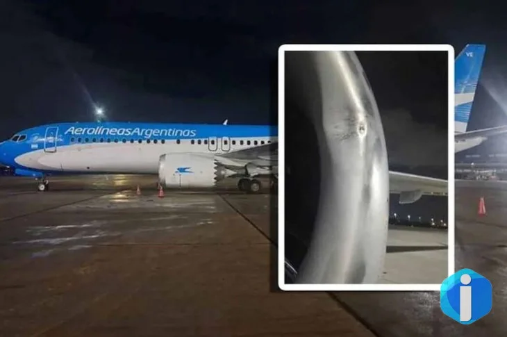 Avião de companhia argentina identifica impacto de drone no Galeão