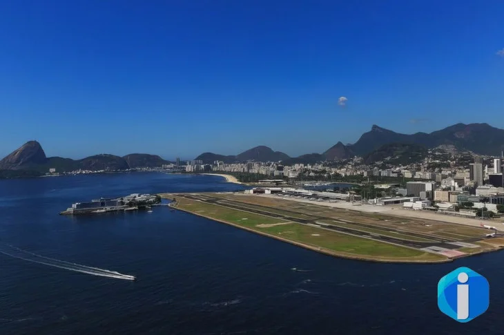 Avião derrapa no Santos Dumont e voos são cancelados