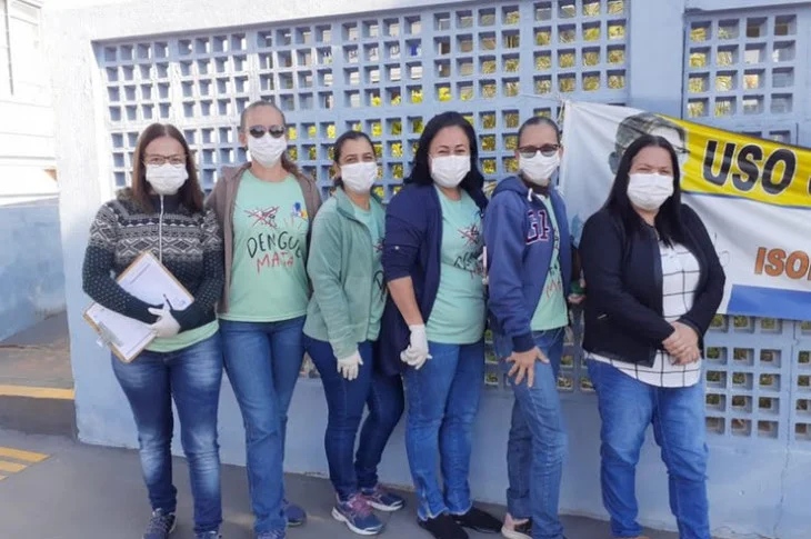 Bloqueio contra a dengue é realizado em bairro de Caiuá