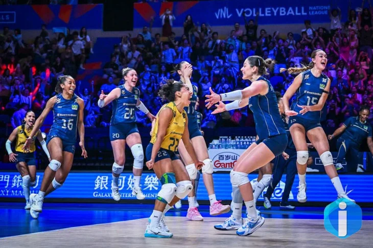 Brasil bate favorita Itália e terá Turquia na final da Liga das Nações