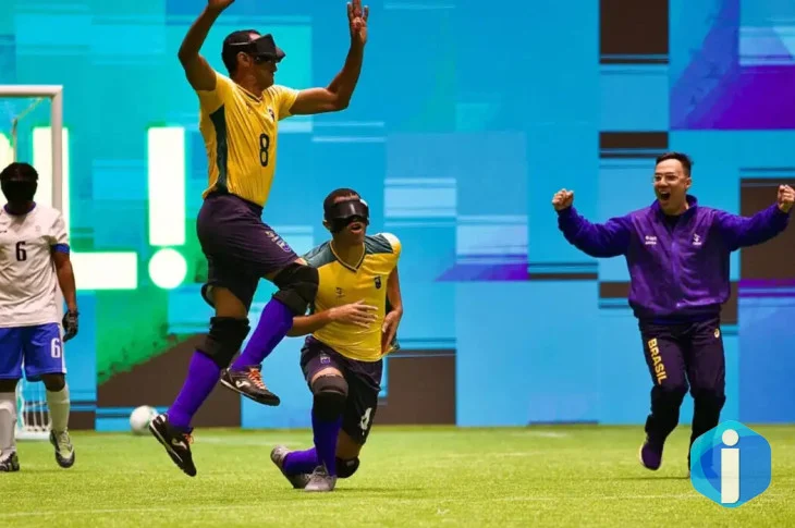 Brasil é hepatcampeão da Copa América de futebol de cegos em SP