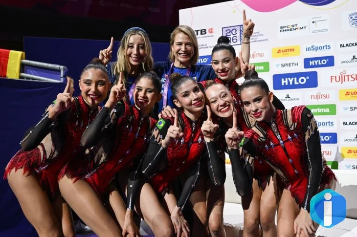 Brasil faz história e leva dois ouros no Mundial de ginástica rítmica