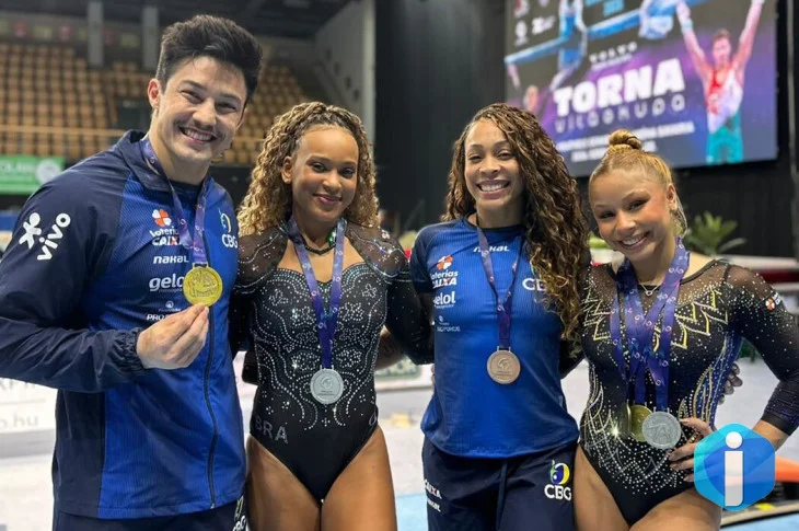 Brasil fecha Copa do Mundo de ginástica com mais cinco pódios