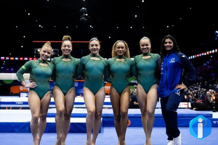 Brasil fica em 5º lugar na final por equipes do Mundial de Ginástica