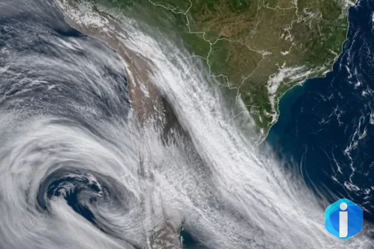Brasil não será afetado por rio atmosférico que atinge o Chile
