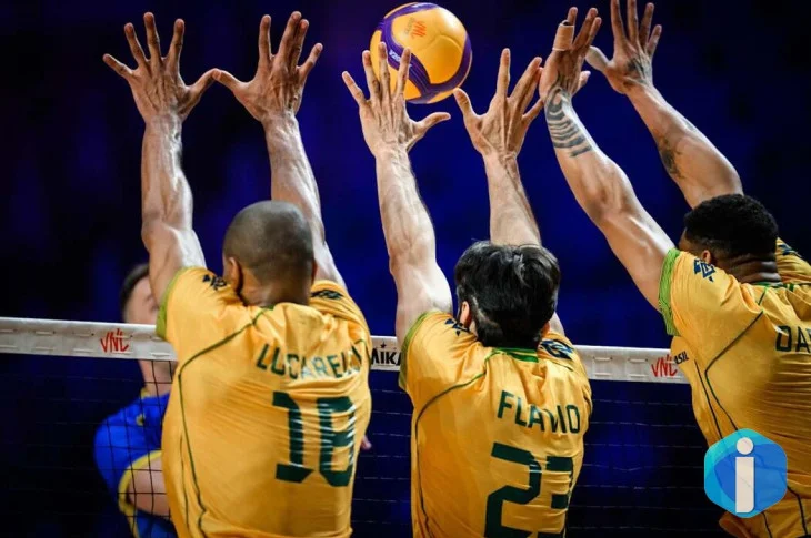Brasil pega Itália atrás de reabilitação na Liga das Nações de vôlei