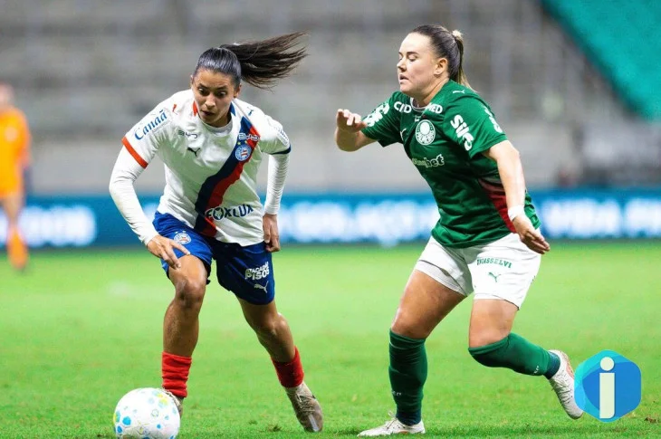 Brasileirão Feminino: Bahia e Palmeiras ficam no 1 a 1 pelas quartas