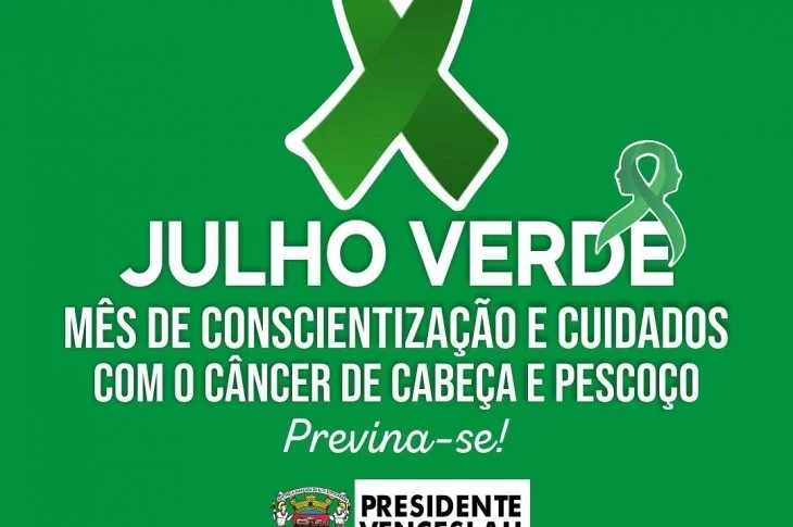 Campanha lançada em Venceslau conscientiza população sobre o câncer de cabeça e pescoço