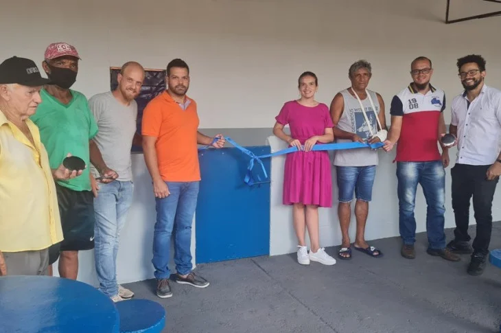Cancha de malha em Presidente Venceslau é reinaugurada após revitalização