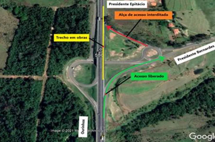 CART programa interdição na Raposo Tavares para serviços de drenagem 