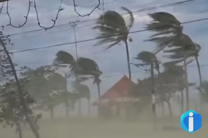 Cidade de Santos, no litoral de São Paulo, registra ventos de 109 km/h