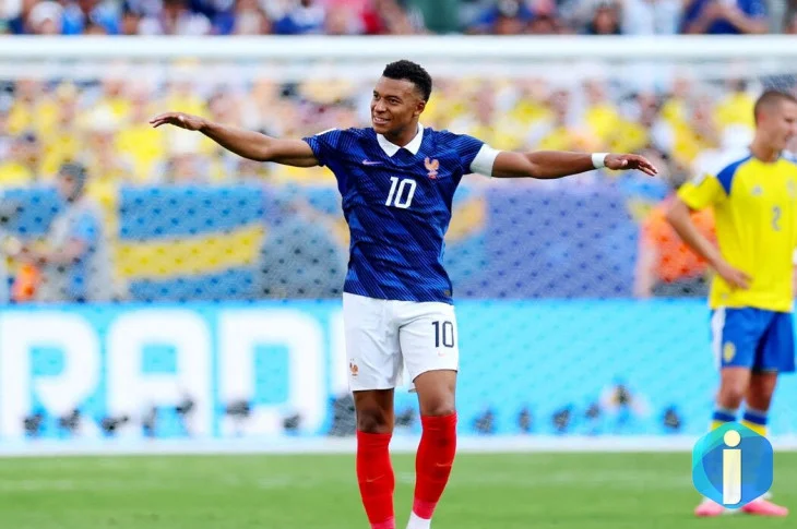 Com dois gols de Mbappé, França despacha Suécia e avança às oitavas