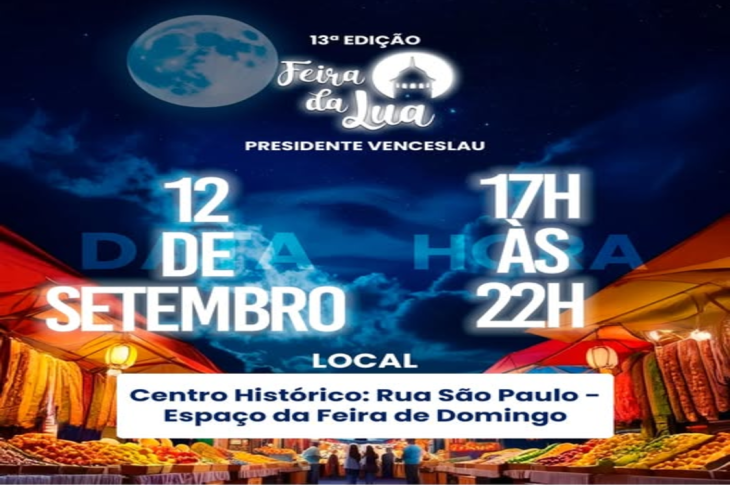 Com exposições, praça de alimentação e música ao vivo, evento acontece neste momento em Venceslau; Até às 22h!