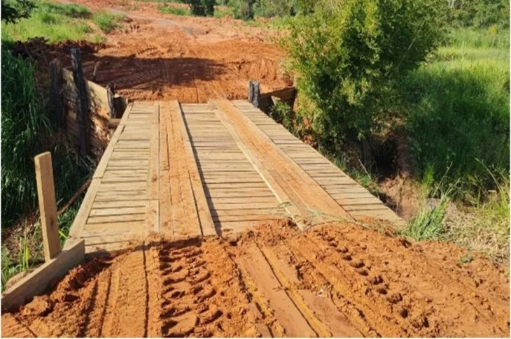 Córrego do Veado; Ponte na PSV-010, é liberada para tráfego de veículos em Venceslau