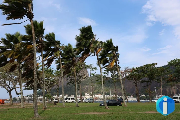 Defesa Civil alerta para ventos fortes na cidade do Rio