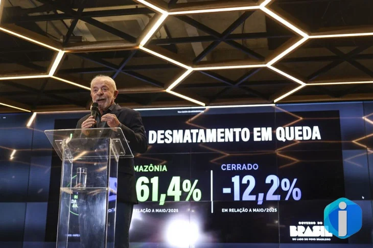 Desmatamento na Amazônia cai 61,4% em maio de 2026
