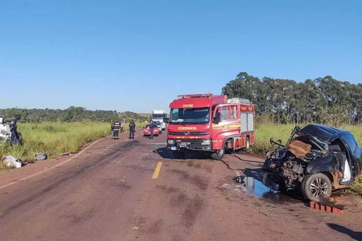 Duas pessoas morrem em acidente na MS-040, entre Campo Grande e Santa Rita do Pardo